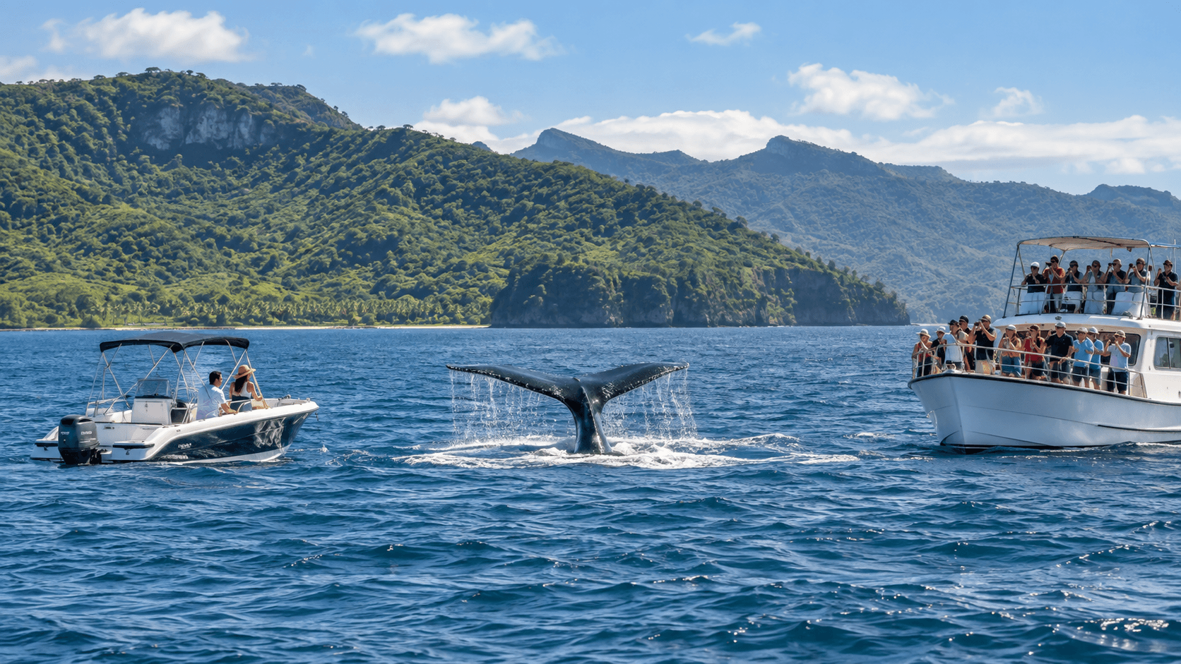 Avistamiento de ballenas privado o grupal en Samaná: ¿cuál es mejor?