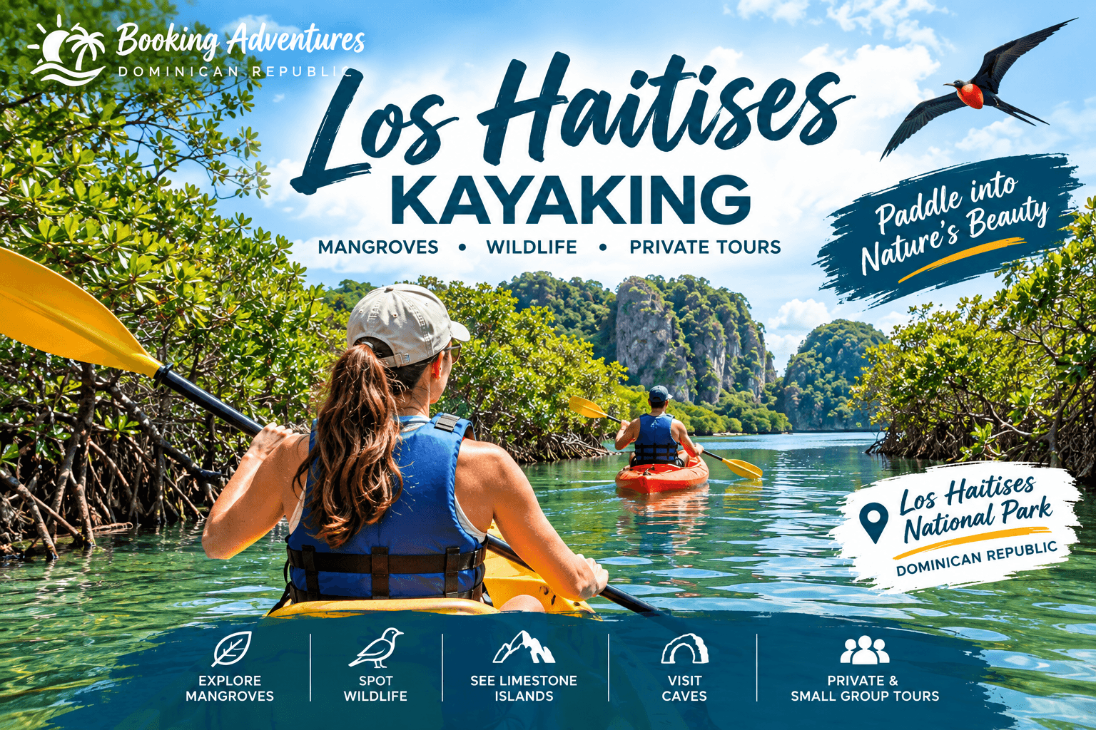 Los Haitises Jízda na kajaku | Mangrovy, divoká zvěř a soukromé výlety